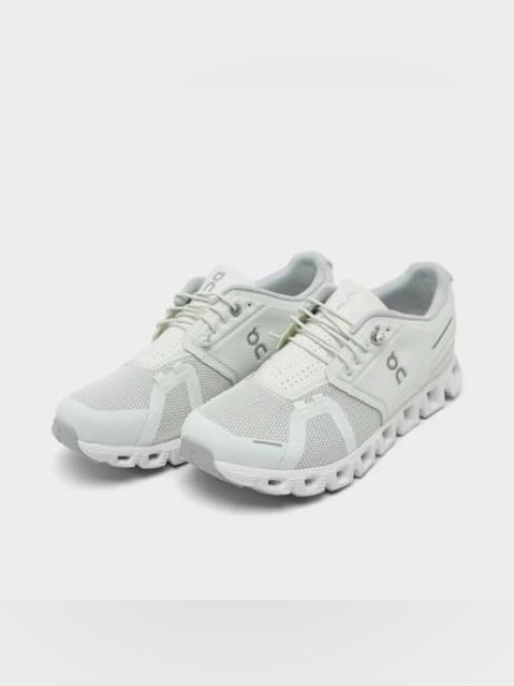 On Cloud Women’s Cloud 5 Ice White Running Shoes Size 9.5